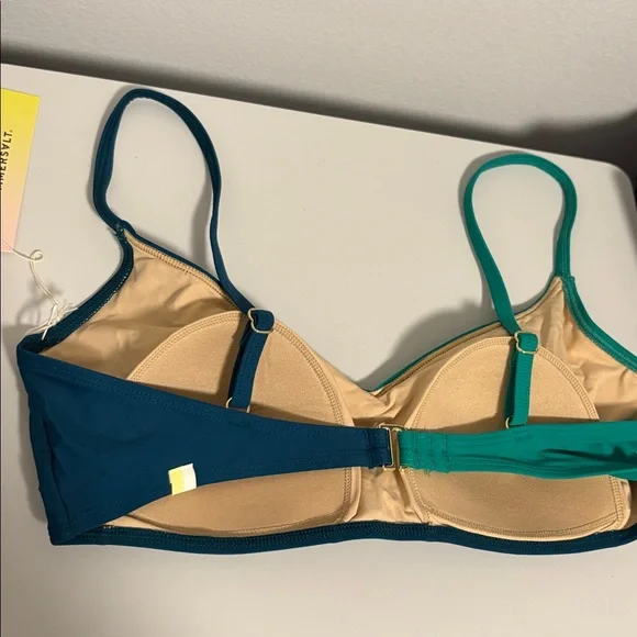 NWT [Summersalt] Marina Bikini Swim Top Seaglass & Seaweed Womens Multiple Sizes - Picture 13 of 15